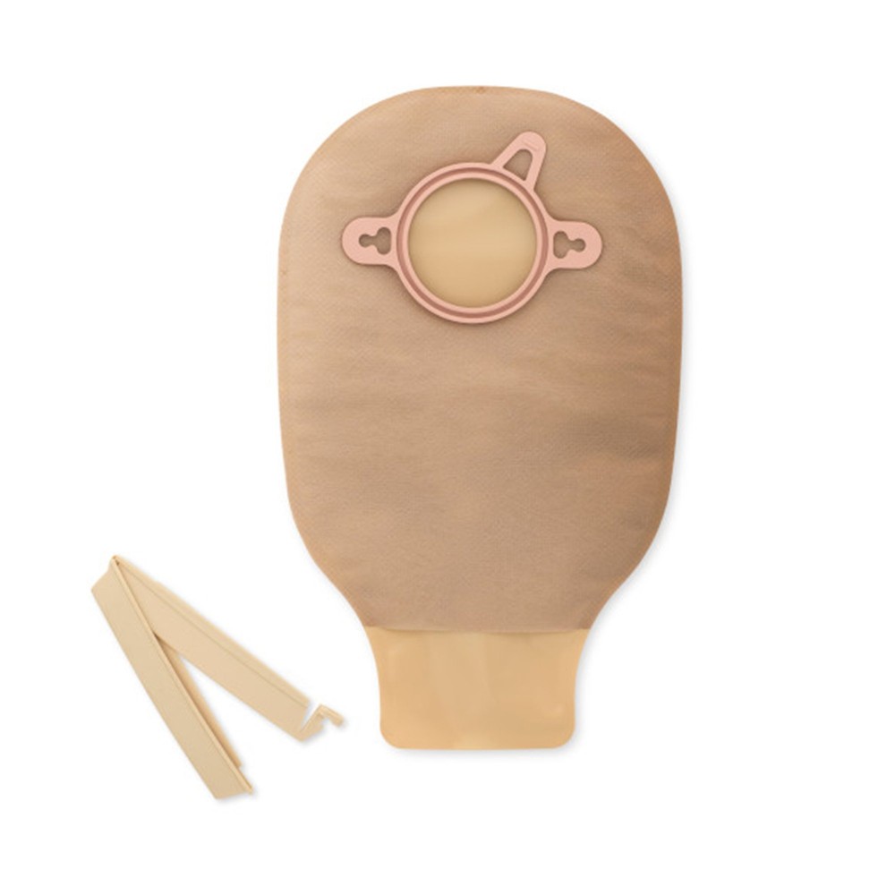 New Image Drainable 2pc System Colostomy Pouch 9 Inch Length Mini 10 Ct