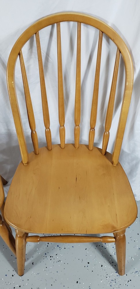 Solid Oak Dining Table Oval 4 Chairs 2 Leafs Cochrane Amer-Silhouette L-Pick-Up