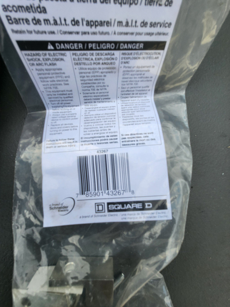 Square D PKOGTA2 Ground Bar
