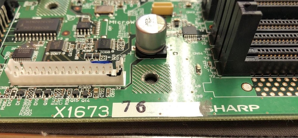 SHARP COPIER CONTROL MAIN BOARD X167376 REV 2.1