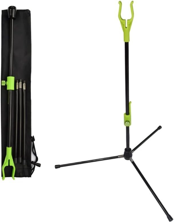 Versatile Archery Bow Stand – Recurve & Compound Bow Holder, 18.9” Height