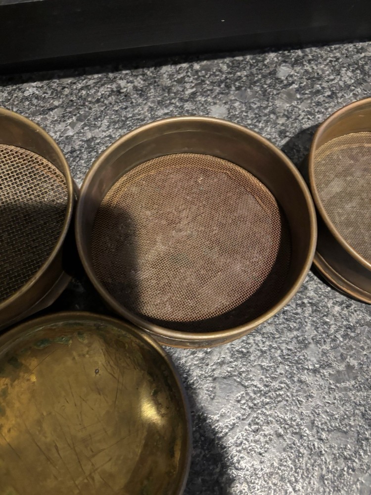 Antique 4 Part Copper Sifter