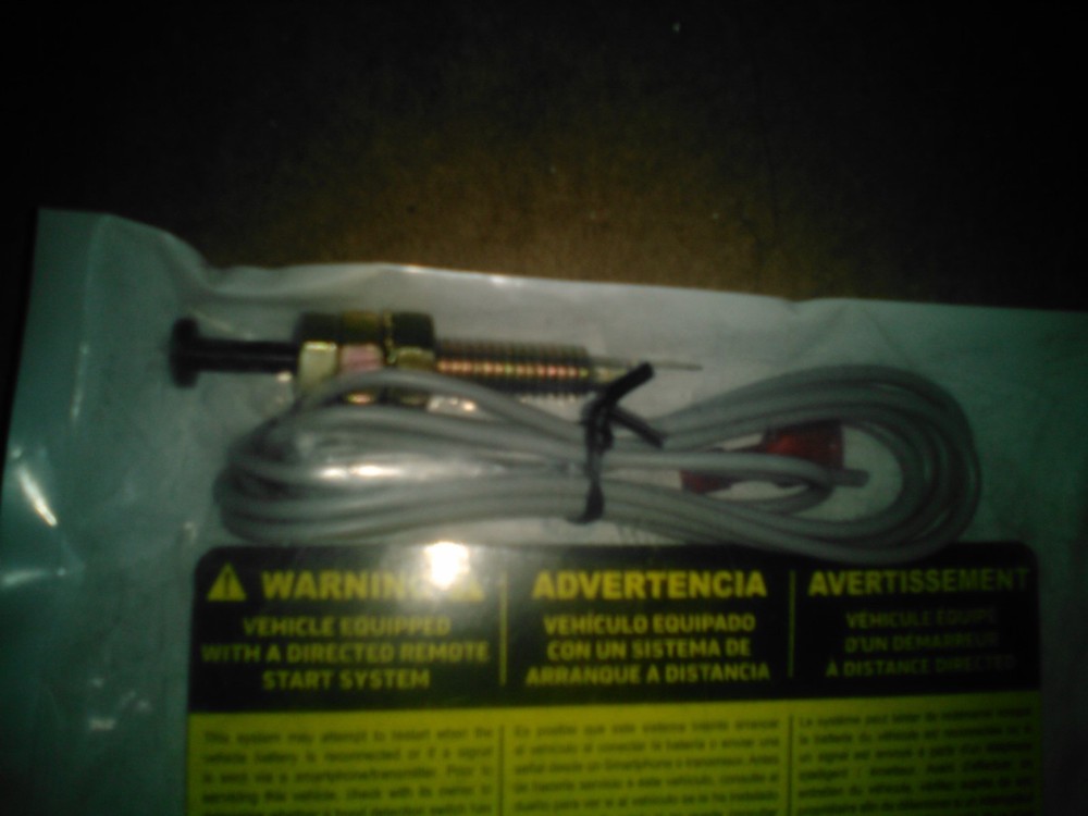 NIPHOOD PIN SWITCH DOOR, TRUNK, ASTROSTART, VIPER, PYTHON, ALARM + HOOD STICKER