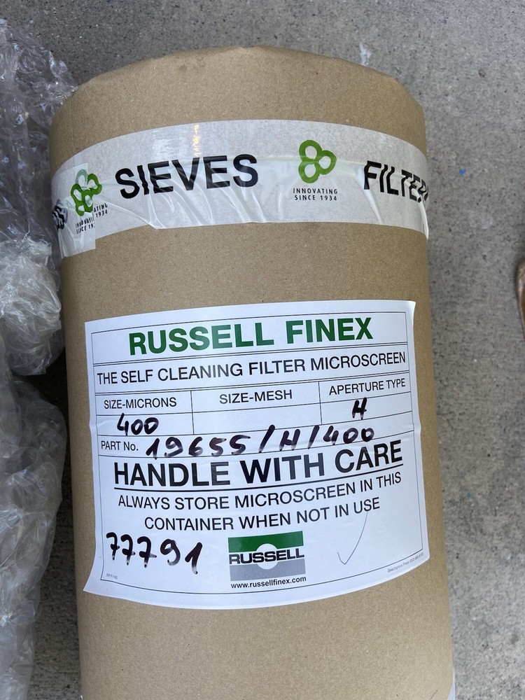 Russell Finex Filter Microscreen #49655; 400 Size Microns Aperture H