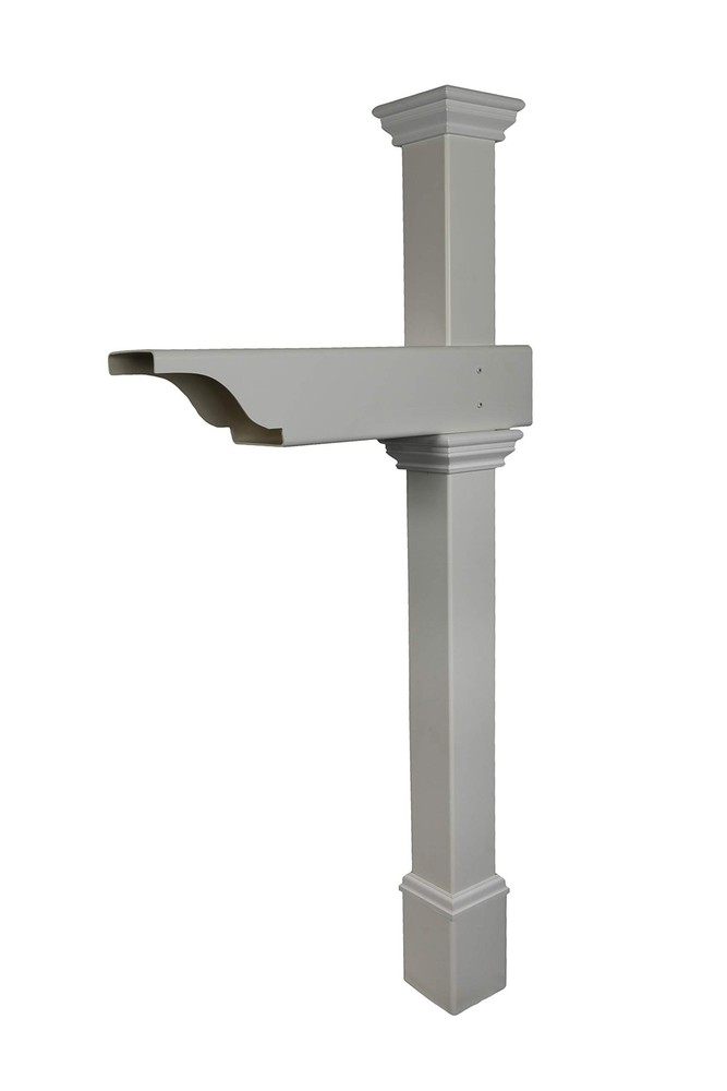 ZP19013 Classica Mailbox Post, White