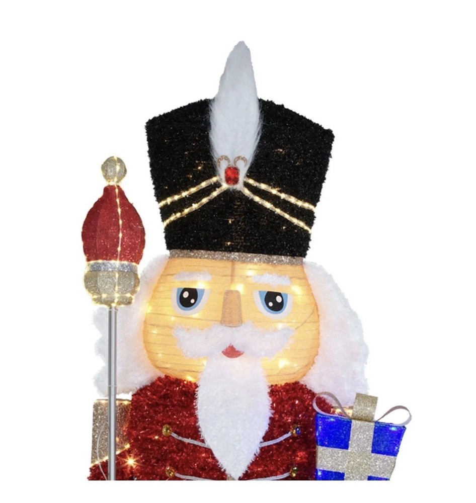 Member's Mark 8' Pre-Lit Pop-Up Twinkling Nutcracker
