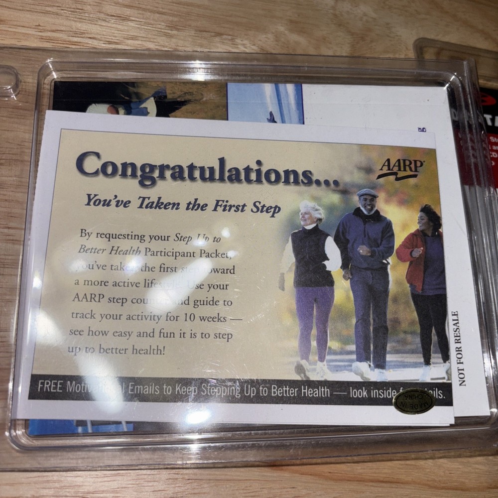 Set Of 2 Digital Pedometers-AARP&Bowflex
