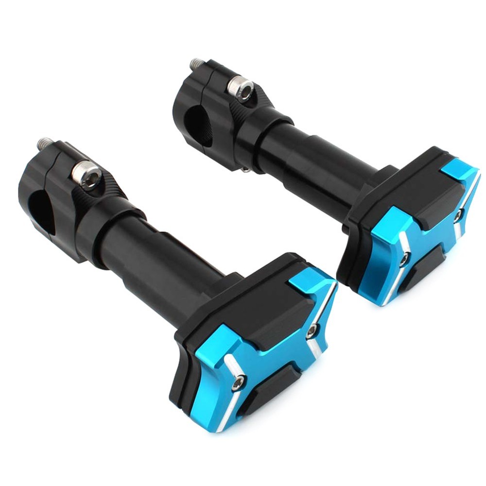 Universal Modified Engine Guard Crash Bar Frame Protector 22mm-30mm Light Blue