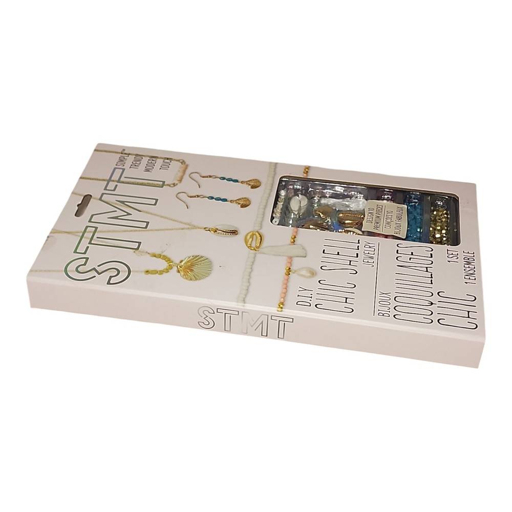 DIY Purpose Chic Shell Jewelry Making Kit Craft STMT New 2020