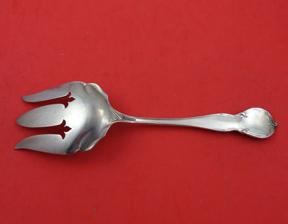 Orchid by Watson Sterling Silver Salad Serving Fork 8 7/8" Heirloom Silverware