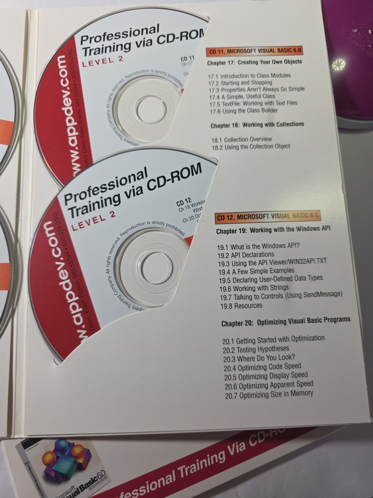 AppDev Visual Basic 6.0 14 CD Interactive Training BEGINNER TO ADVANCED