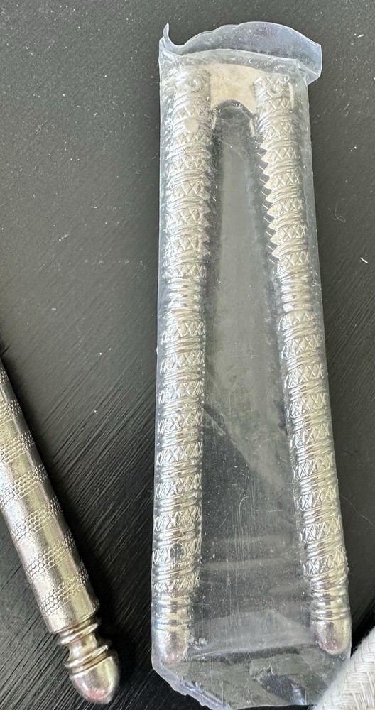 2 Vintage Metal Hand Held Nut Cracker & 7 Picks + One Unbranded Cracker.