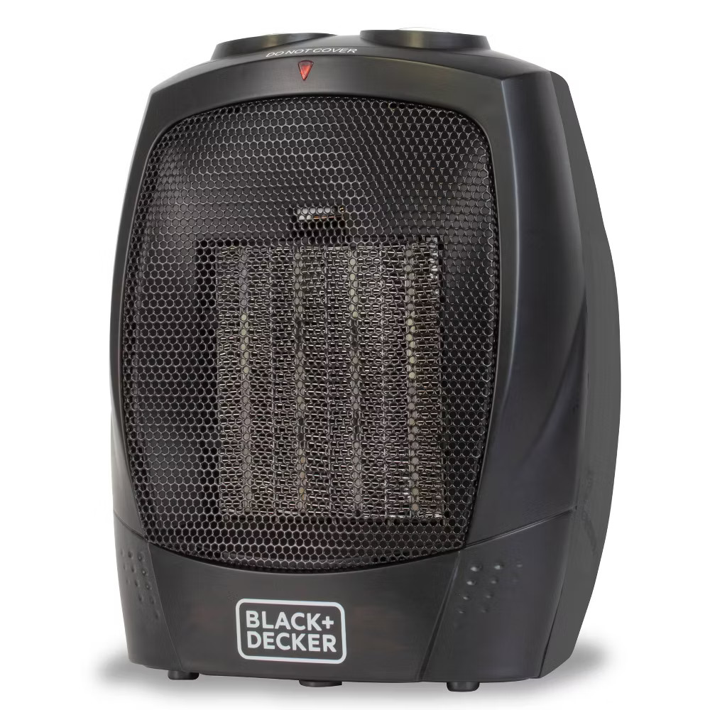 BLACK+DECKER Personal Ceramic Indoor Heater Black