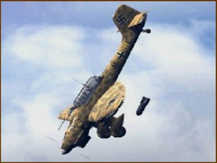 RC Printed plans and patterns STUKA JU-87 with instructions 64" Wingspan