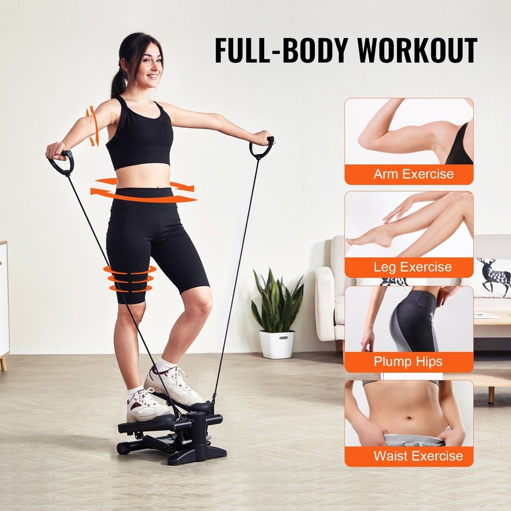 All-in-One Mini Stepper with Electronic Display 330lb Rated