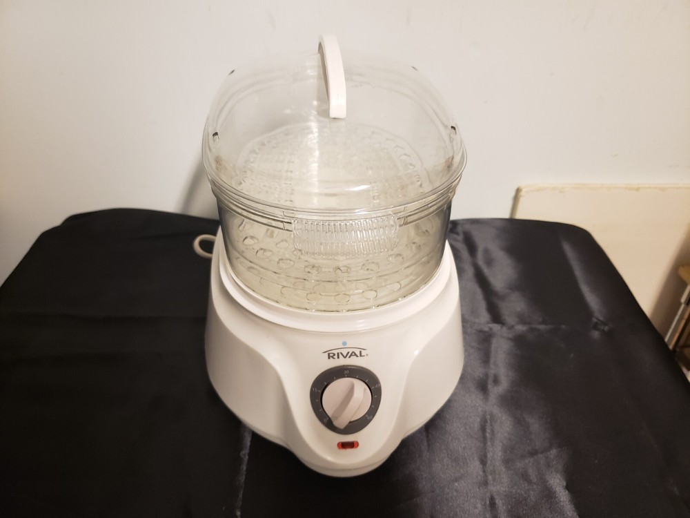 Rival Two Tier Food Steamer Auto Off Auto Timer CKRVSTLM21