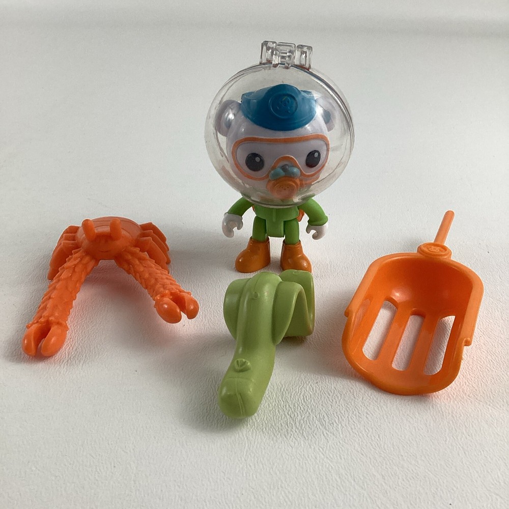 Fisher Price Octonauts Captain Barnacles Figure Sea Creature Crab Eel Accessory