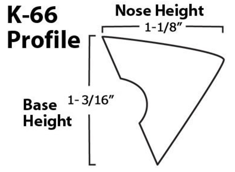 K-66 Rail Cushion Rubber 8'  -  K66 rubber
