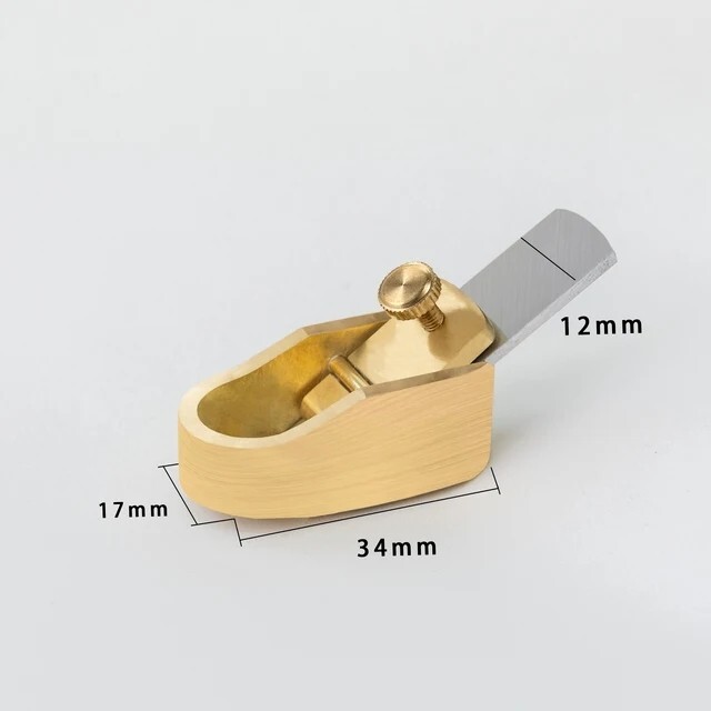 4pcs different sizes Mini Brass Planes,small plane for woodworking tools