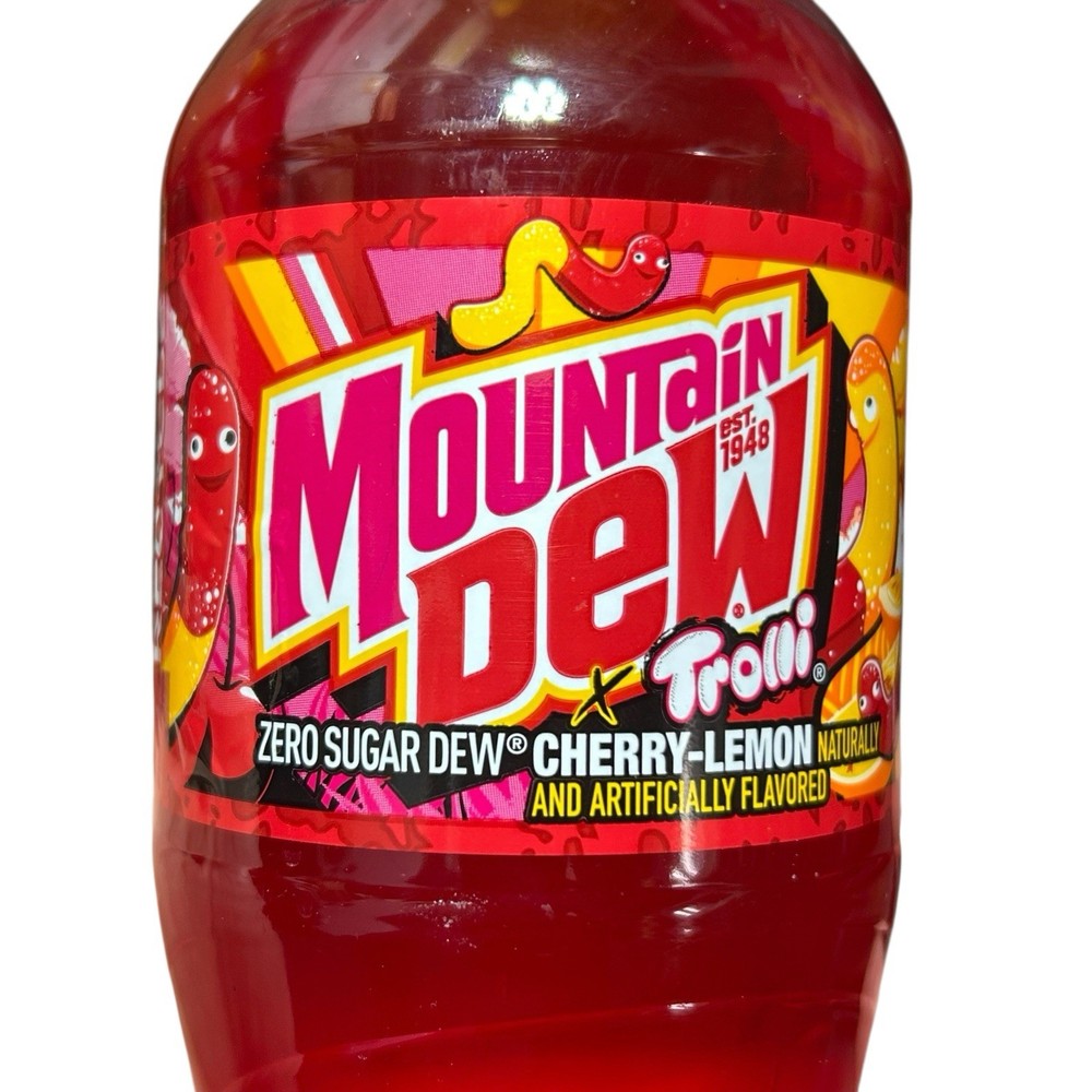 Mountain Dew Zero Sugar Cherry Lemon Trolli 20.0 fl oz 1 Count Bottle