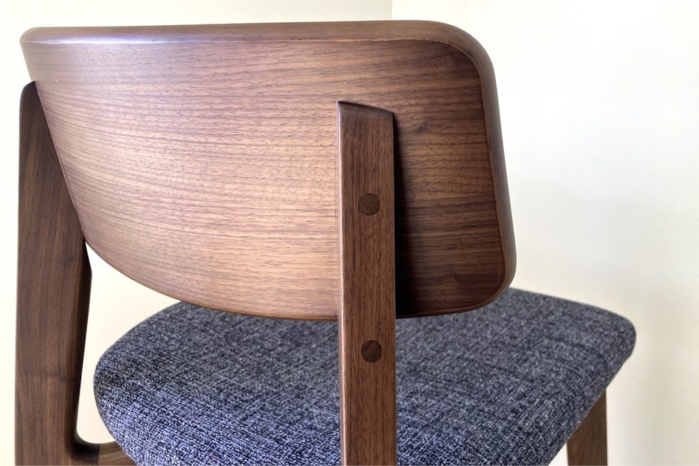 BLANC Chair (Walnut) with Fabric Seat