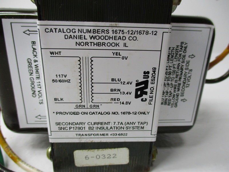 WOODHEAD 1675-12 NSMP