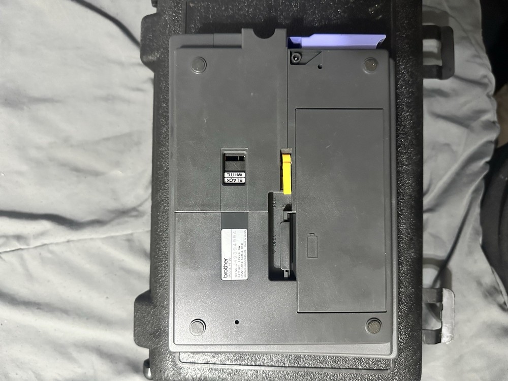 Brother P-Touch PT-20 Label Maker Thermal Label Printer with case - UNTESTED