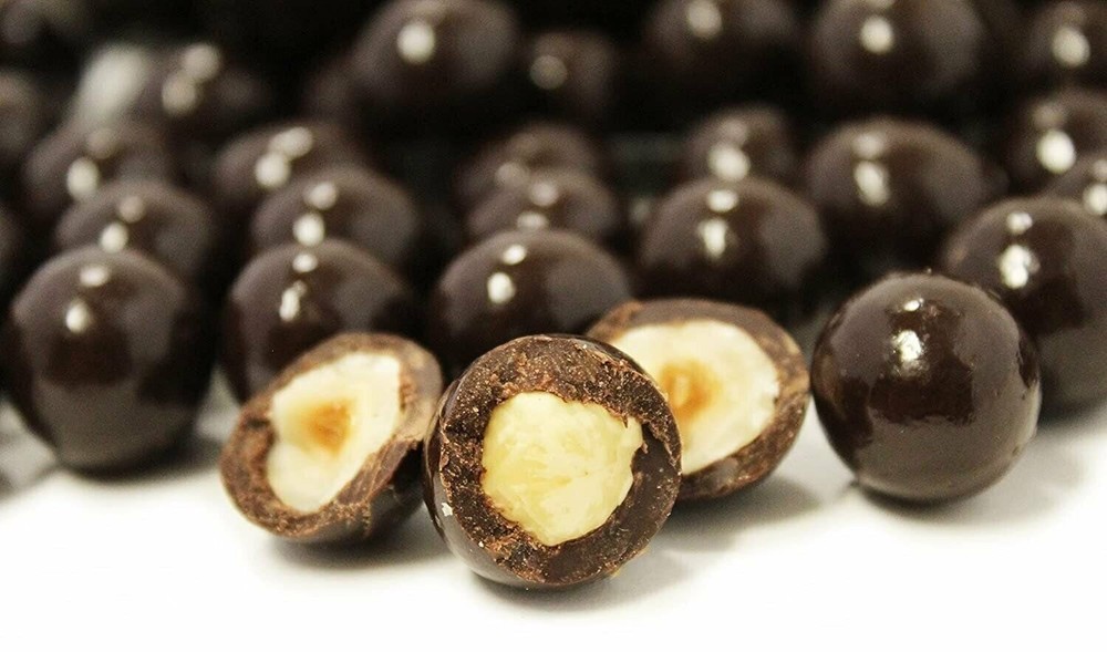 Gourmet Dark Chocolate Covered Hazelnuts by Its Delish, 5 lbs