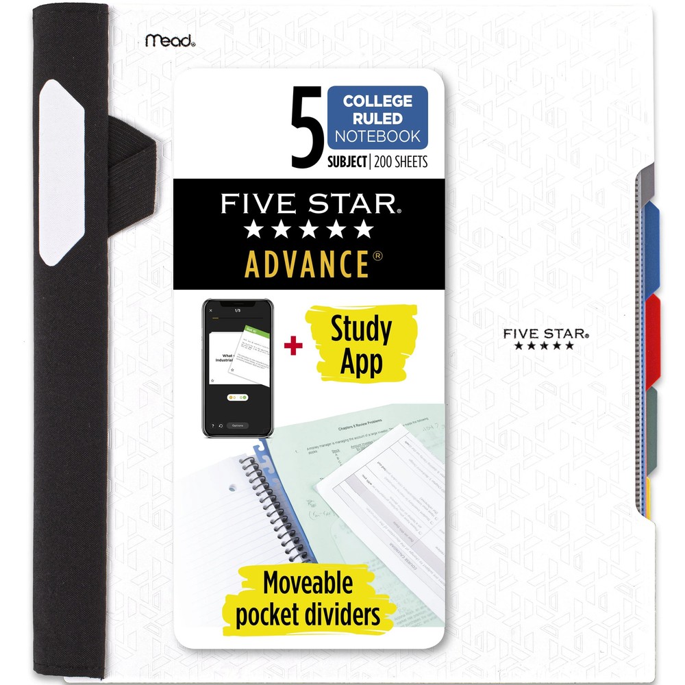 College ruled notebook spiral bound for school notes