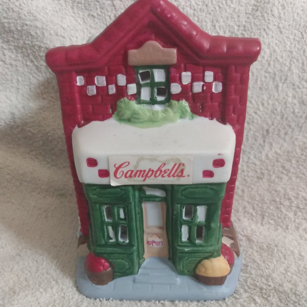 Campbell's Soup Ceramic Tealight Candle House