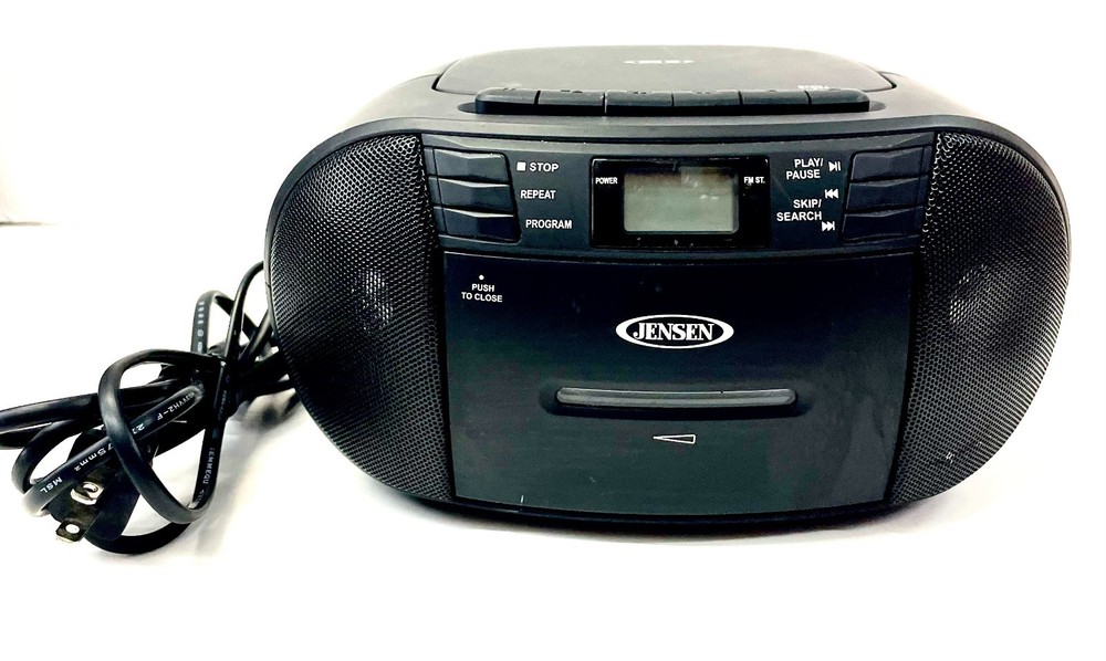 Jensen CD - 545 BLACK Portable handle FM Stereo CD Player