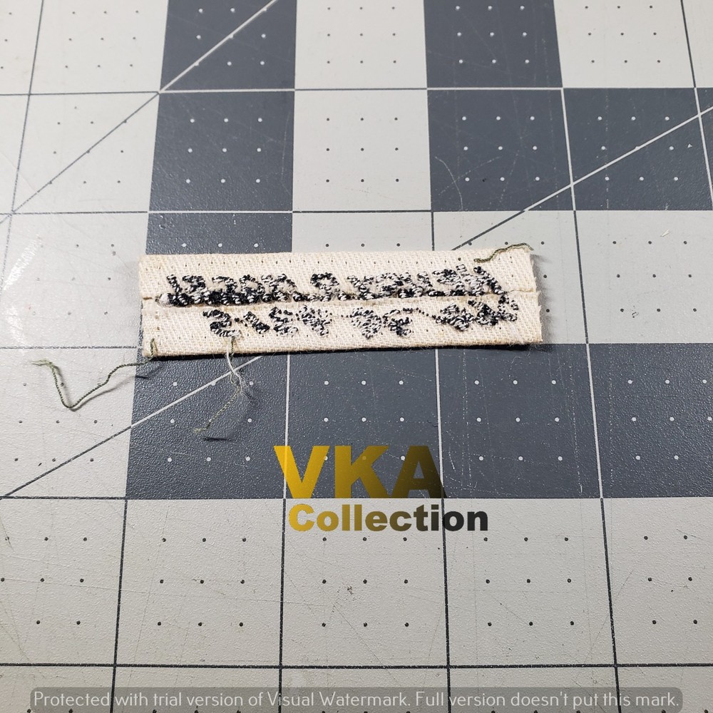 Korean Made US Serviceman's Nametape Uniform Removed