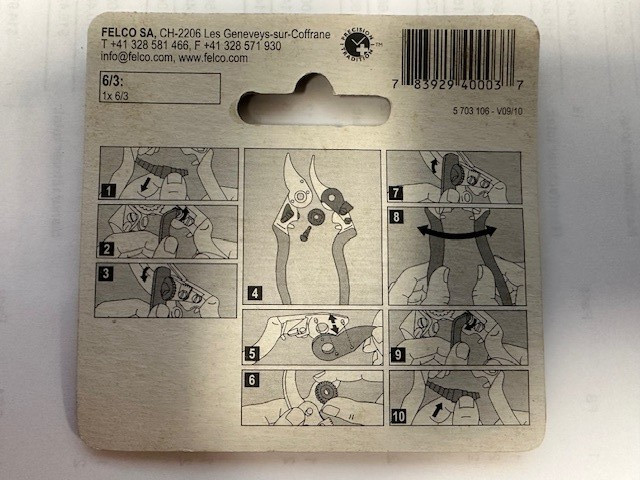 Felco Part # 6/3 Replacement Blade