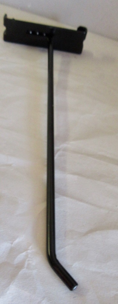 10” Black Metal Grid Wall Hook GPB H10