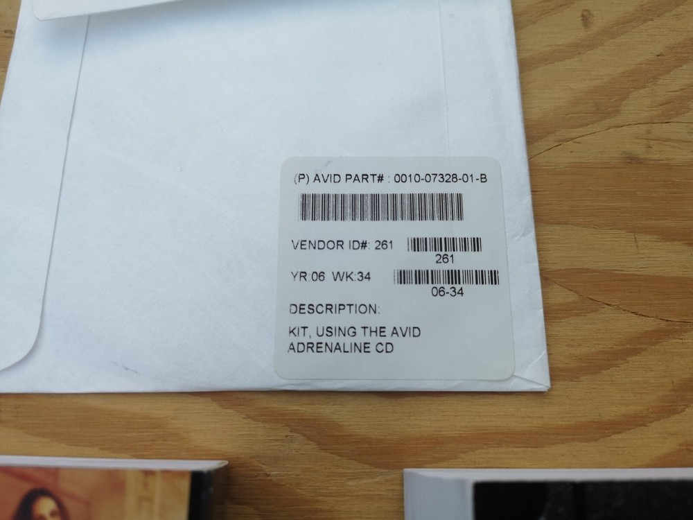 Avid Media Composer Adrenaline Basics + Advanced Effects CD/DVD Local Pickup LA