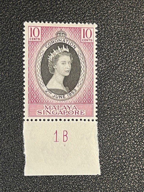 Malaya Singapore stamp 27 MH