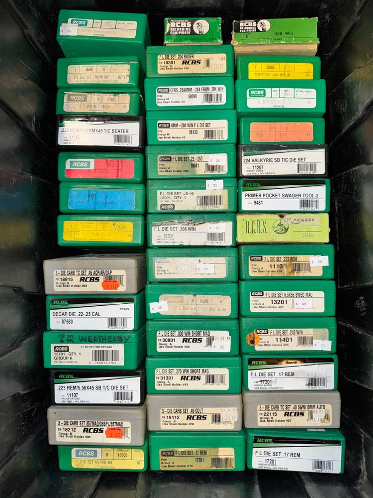 Lot of RCBS Reloading dies