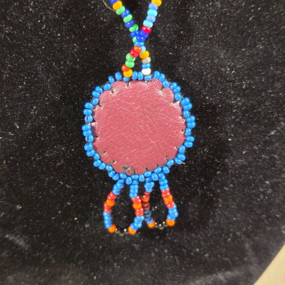 Authentic Navajo Beaded Neckless Native American Handcrafted 26"