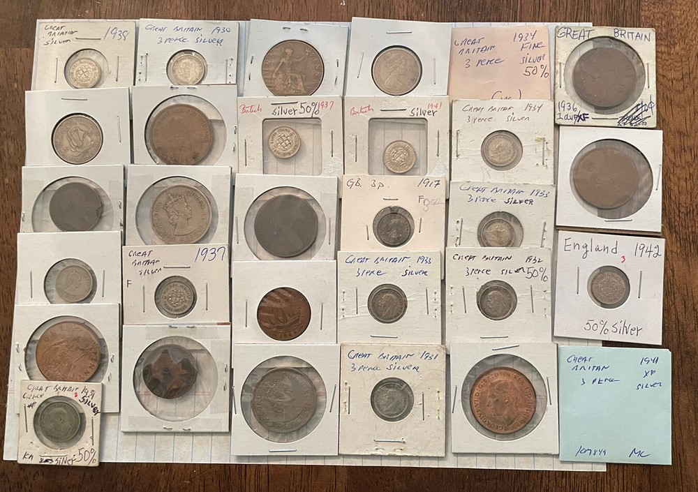 British Coins - Circulated - 1907-1940