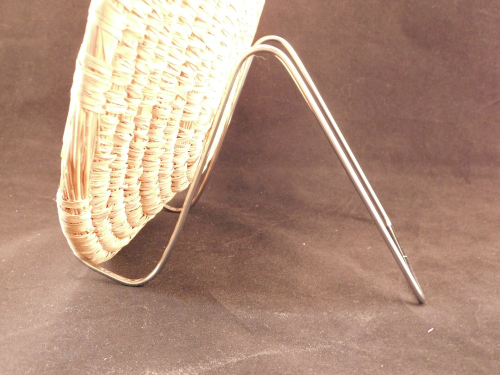 Easel Display Stand Metal Large Size Chrome Color