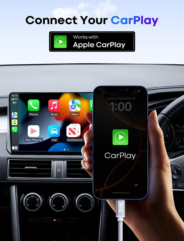 White USB C Data Cable, 3ft USB 3.0 to USB C Cable 10Gbps High Speed Data Transf