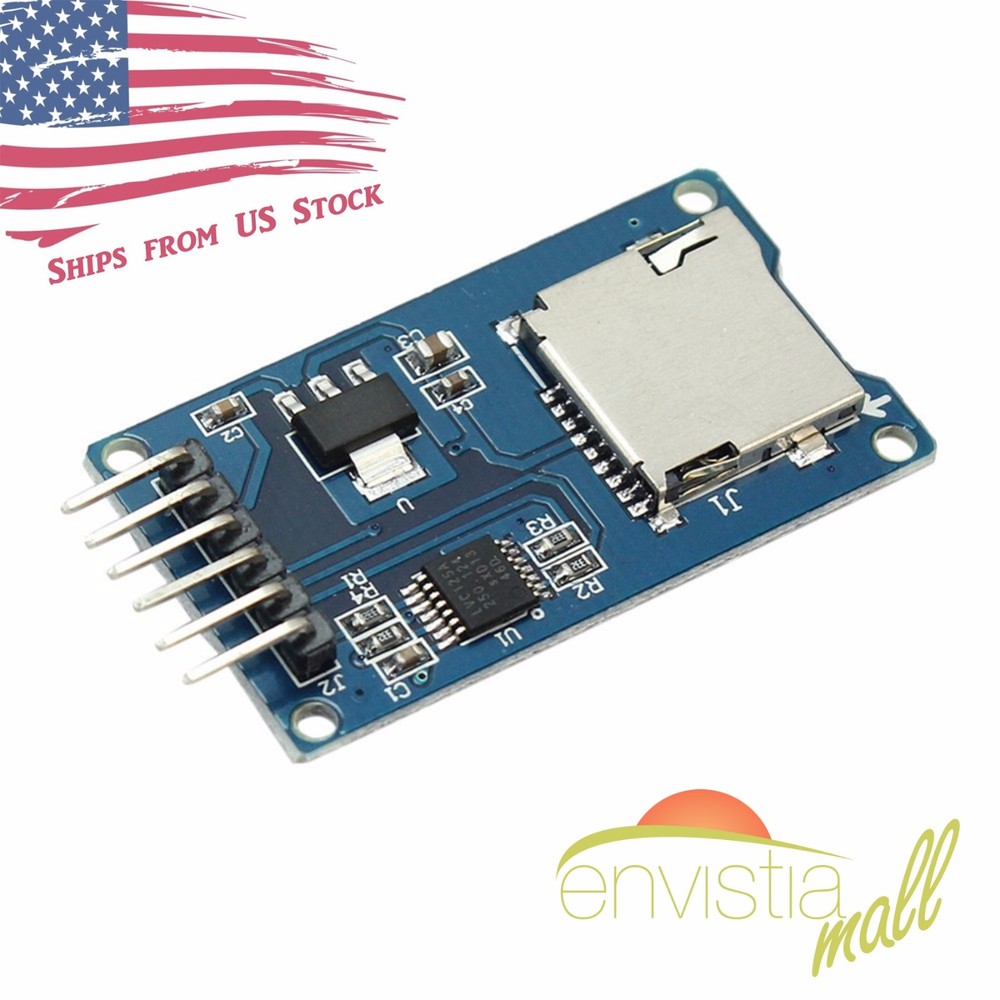 2pcs Micro SD TF Memory Card Reader Module with SPI interface For Arduino