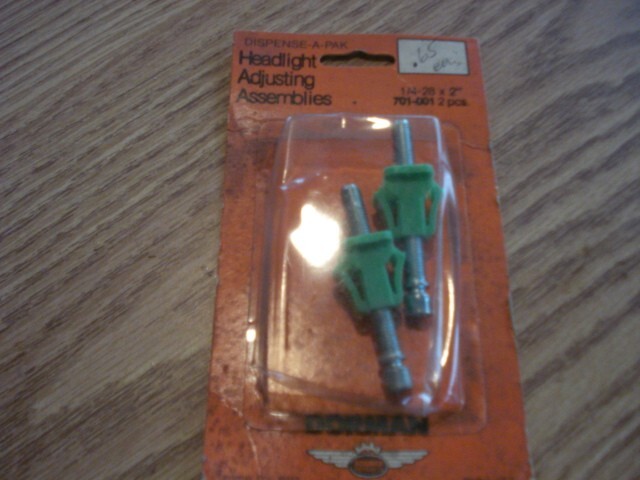 DORMAN HEADLIGHT ADJUSTING ASSEMBLIES 701-001 GM CHEVY BUICK