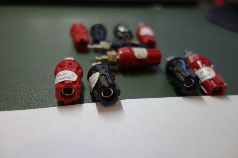5 Pair GC 33-279 Red Black Binding Posts
