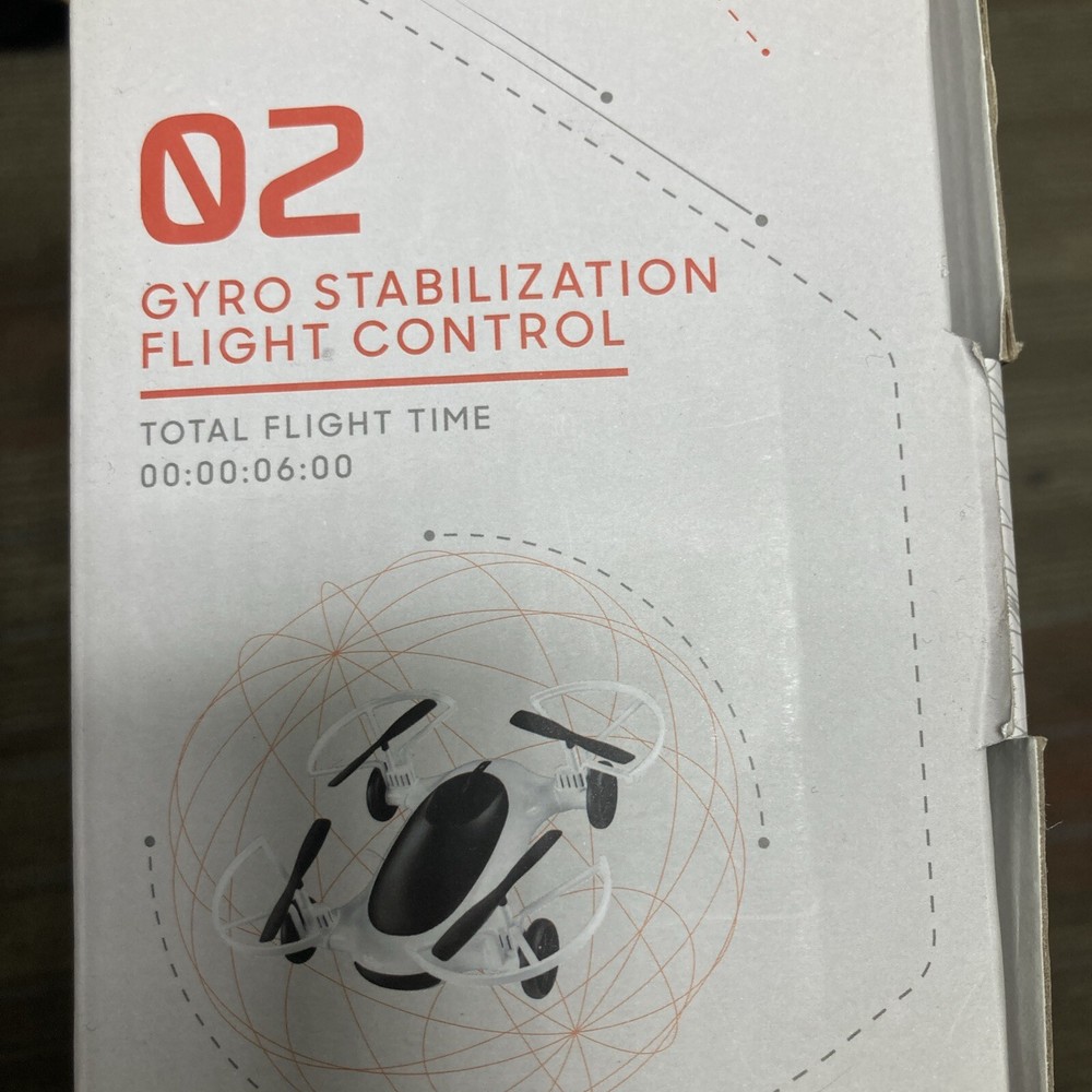 Sharper Image Fly + Drive 7" Drone Open Box Missing Charger