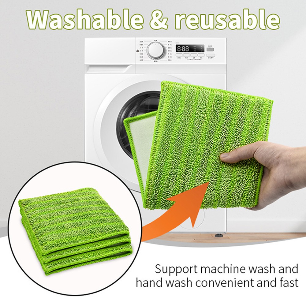 Replacement Microfiber Mop Pads Washable Reusable Tools For Swiffer WetJet
