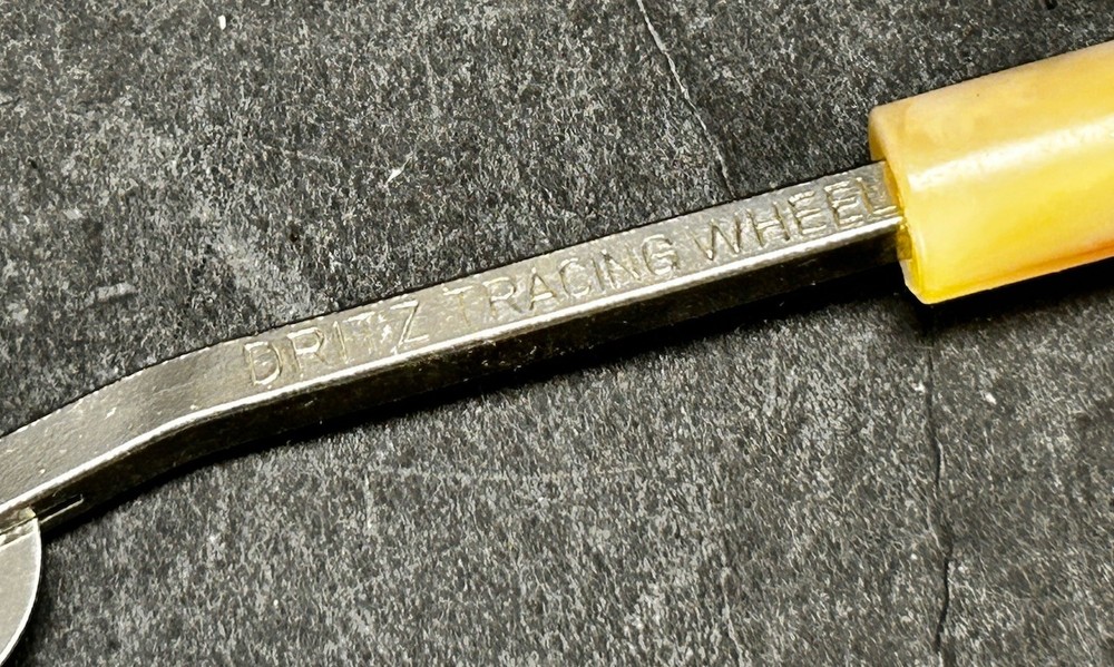 Vintage Dritz Tracing Wheel Tool with Bakelite Handle 5.5”