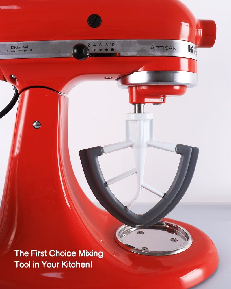 Flex Edge Beater Work for KitchenAid Mixer Attachments, Compatible with 4.55 ...