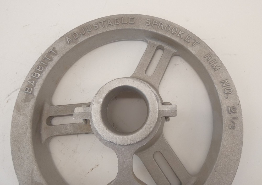 Babbitt No. 2-1/2" Adjustable Sprocket Rim