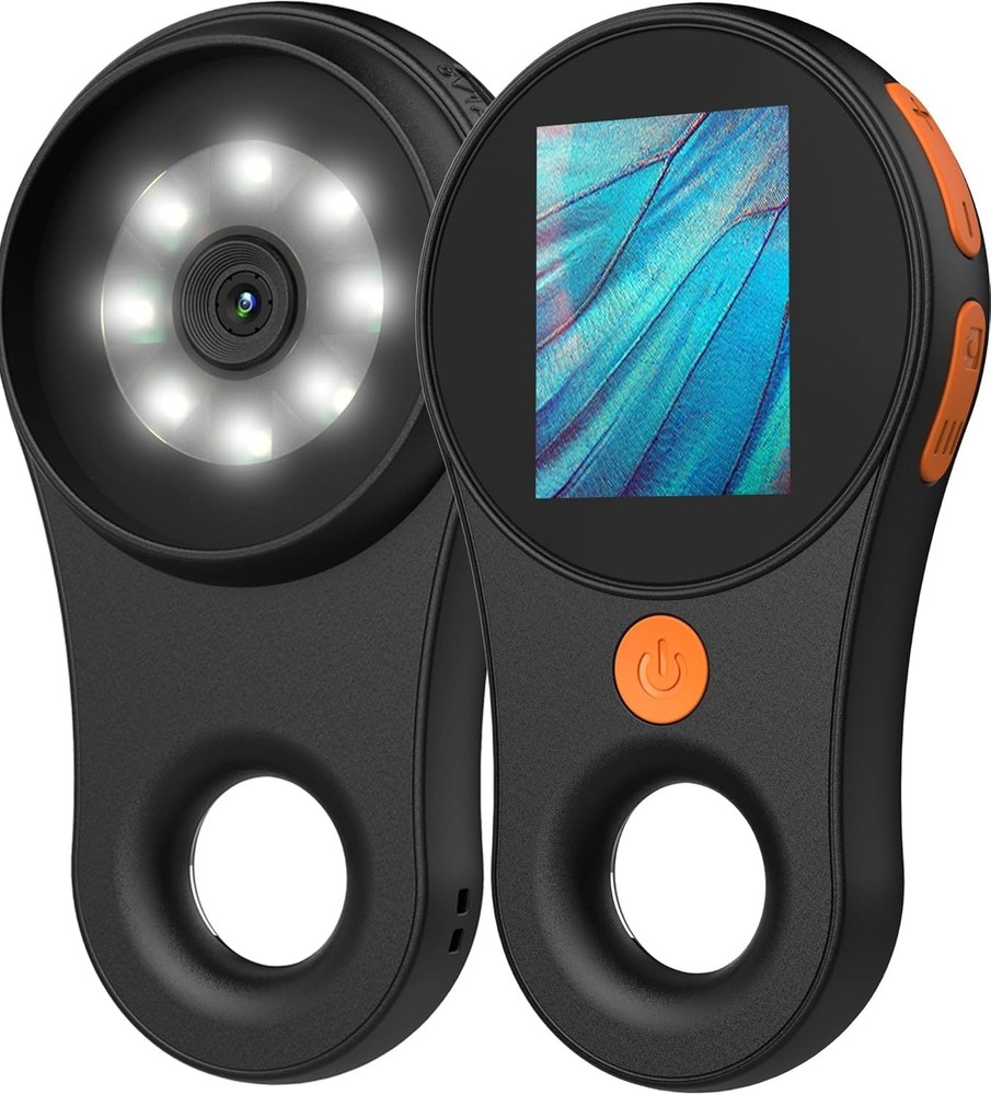 Digital Microscope Handheld 2.0 inch IPS Color Screen,Portable Digital Magnif...